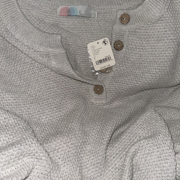 NWT! Free People free-est Hailee Waffle Stitch Top & Wide Leg Pants Knit Set - Picture 8 of 13